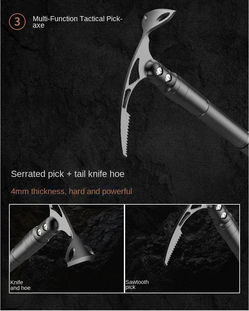 Outdoor Garden Multi-purpose Shovel, Gardening Axe Shovel, Camping Multifunctional Folding Toolkit Gardening Tools and Equipment