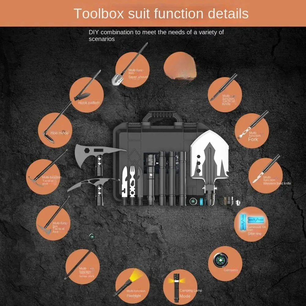 Outdoor Garden Multi-purpose Shovel, Gardening Axe Shovel, Camping Multifunctional Folding Toolkit Gardening Tools and Equipment