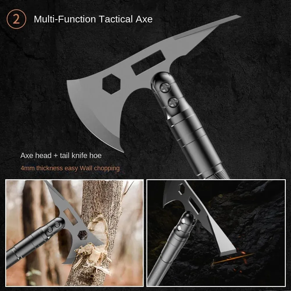Outdoor Garden Multi-purpose Shovel, Gardening Axe Shovel, Camping Multifunctional Folding Toolkit Gardening Tools and Equipment