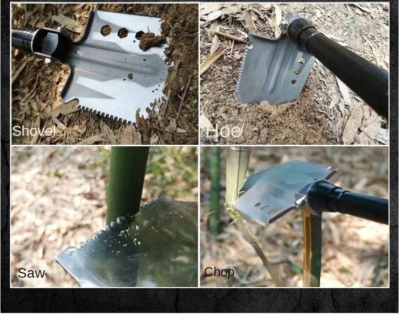 Outdoor Garden Multi-purpose Shovel, Gardening Axe Shovel, Camping Multifunctional Folding Toolkit Gardening Tools and Equipment