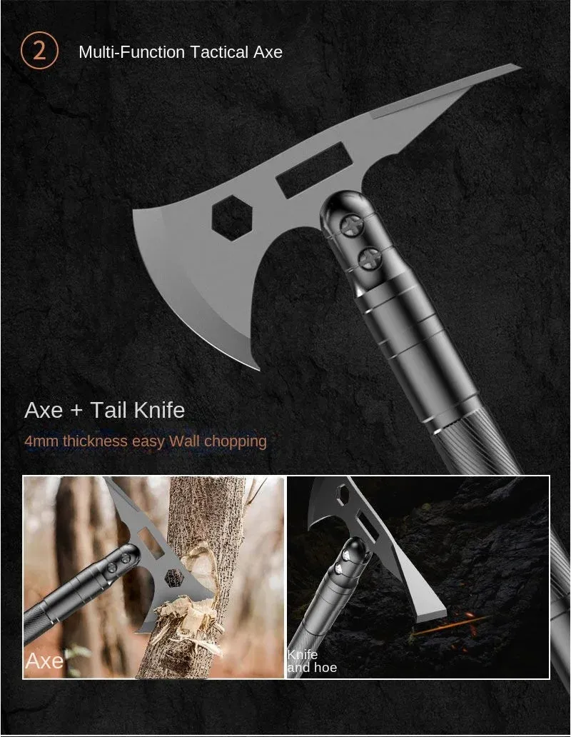 Outdoor Garden Multi-purpose Shovel, Gardening Axe Shovel, Camping Multifunctional Folding Toolkit Gardening Tools and Equipment