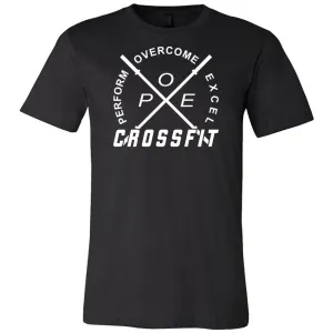 Perform Overcome Excel CrossFit - 100 - White - Men's T-Shirt