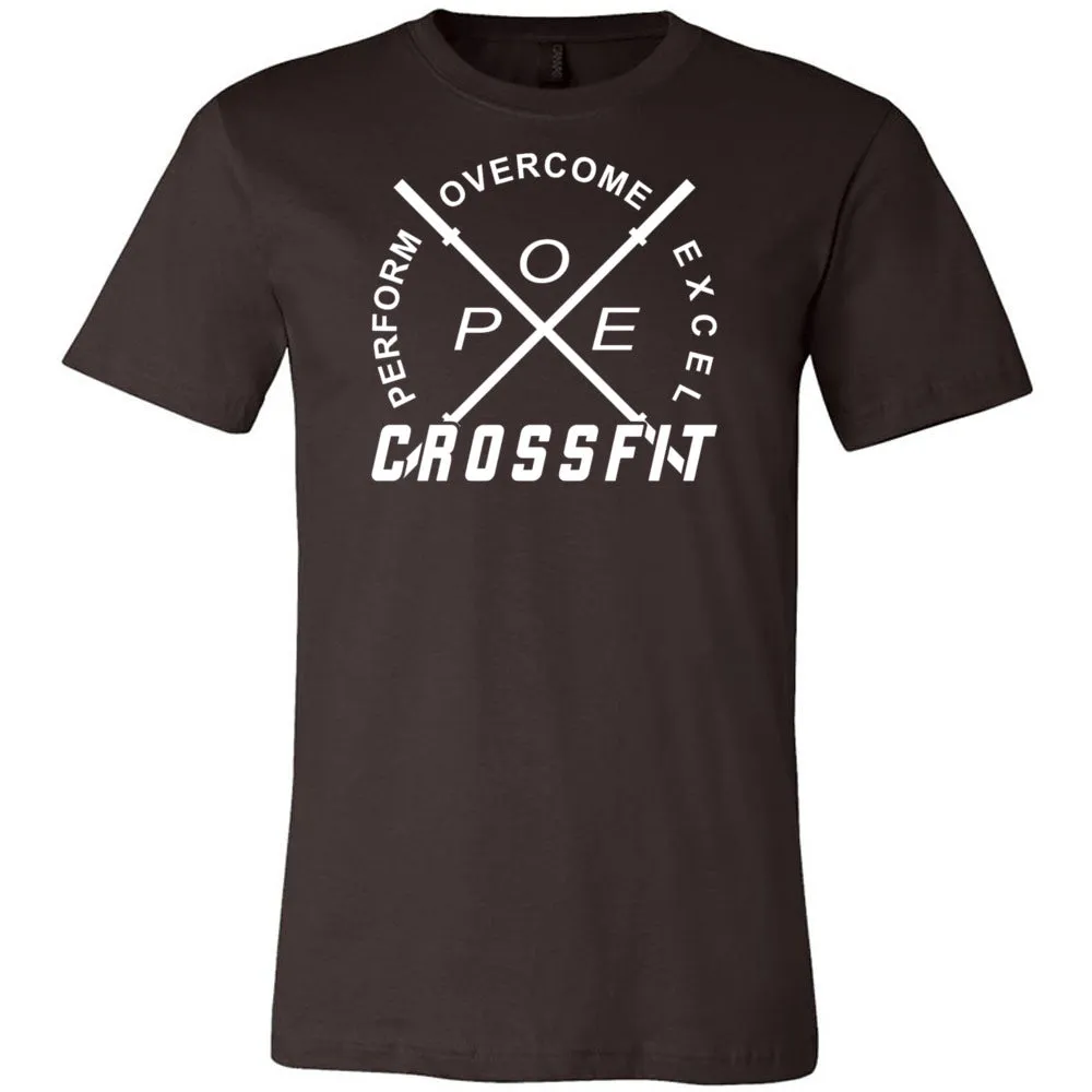 Perform Overcome Excel CrossFit - 100 - White - Men's T-Shirt