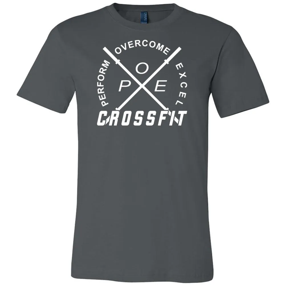 Perform Overcome Excel CrossFit - 100 - White - Men's T-Shirt