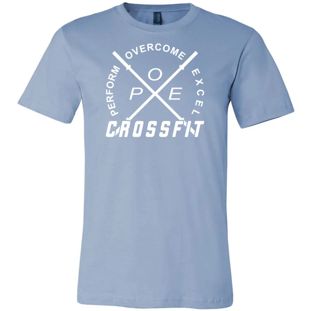 Perform Overcome Excel CrossFit - 100 - White - Men's T-Shirt