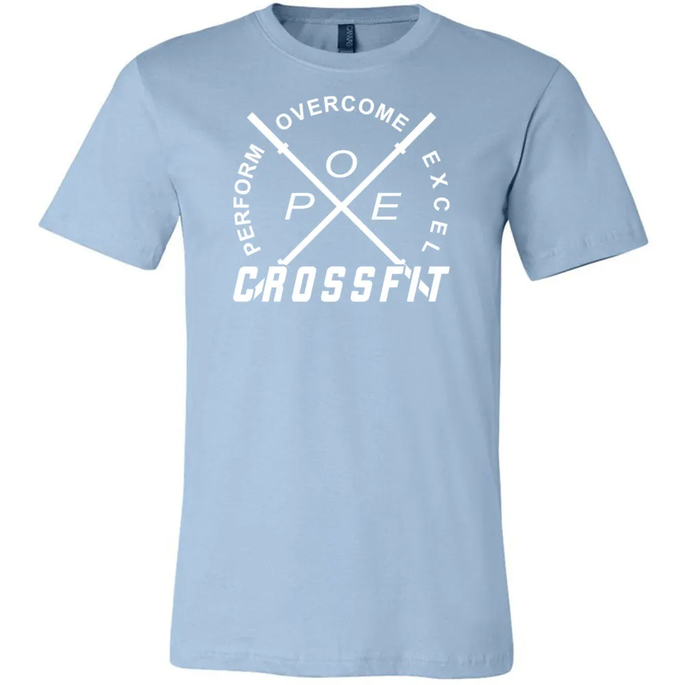 Perform Overcome Excel CrossFit - 100 - White - Men's T-Shirt