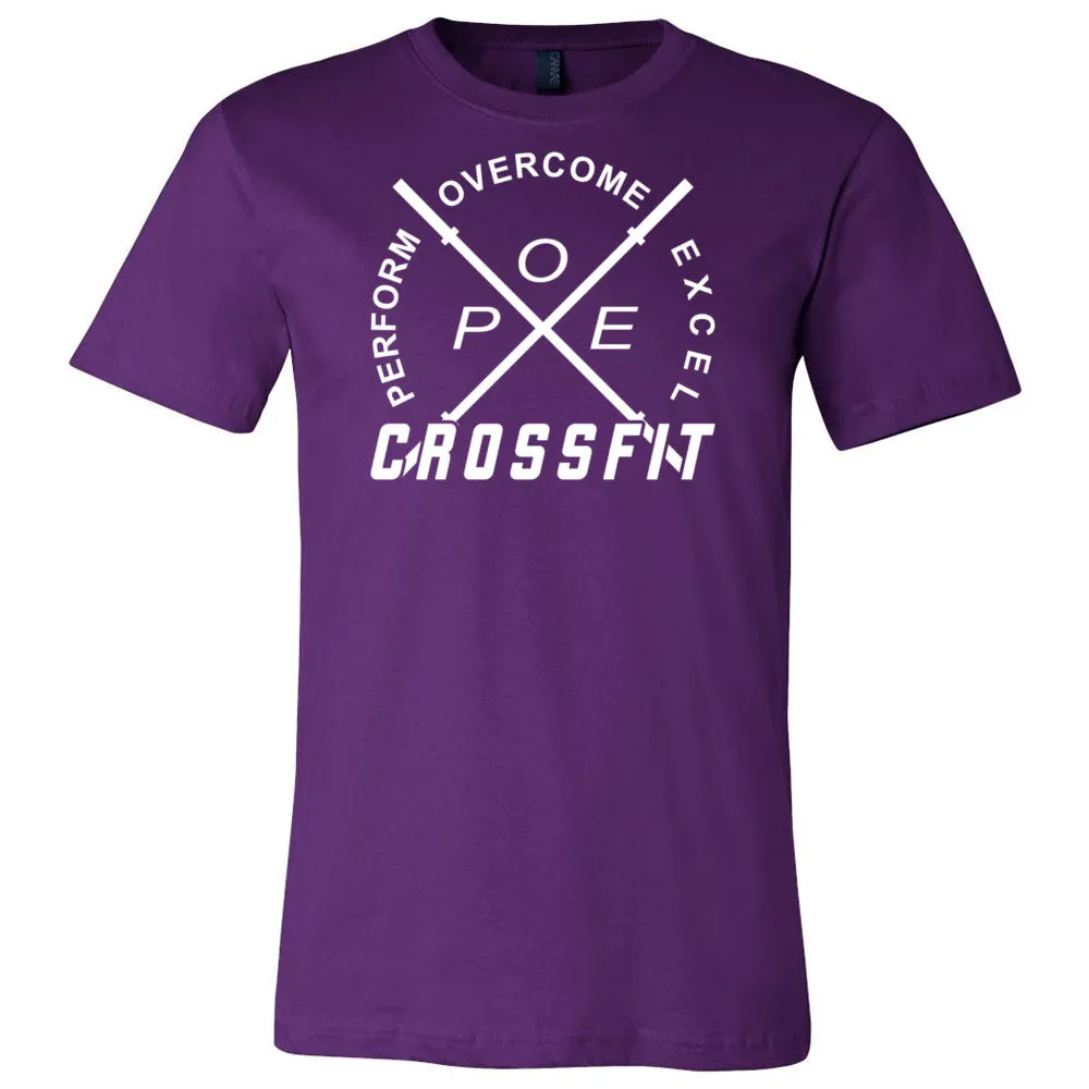 Perform Overcome Excel CrossFit - 100 - White - Men's T-Shirt