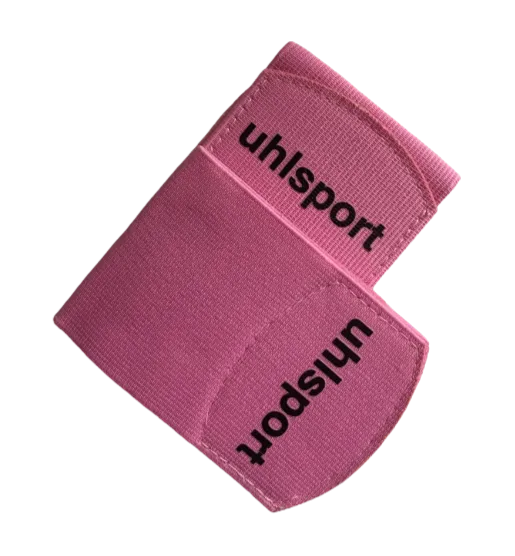 PINK UHLSPORT SHIN GUARD STAYS