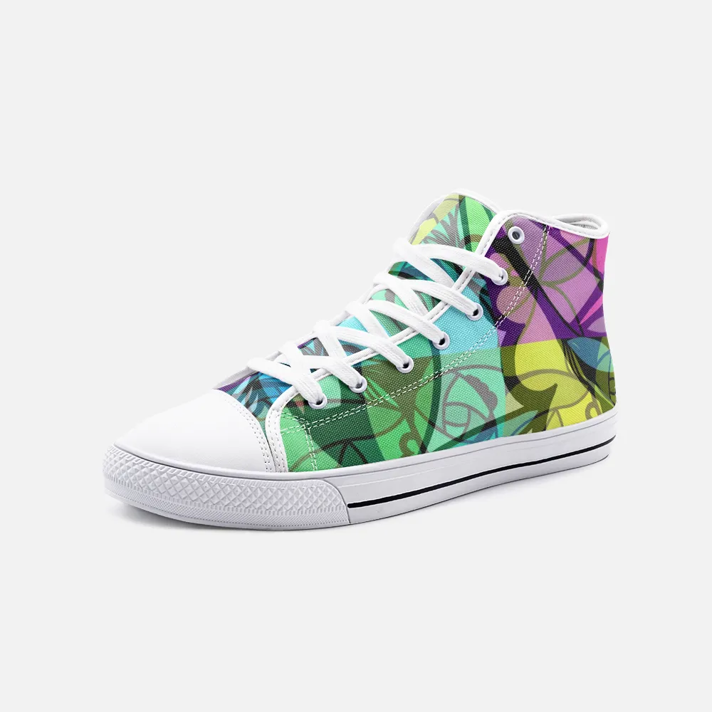 Pinwheel Pyxus Psychedelic Canvas High-Tops