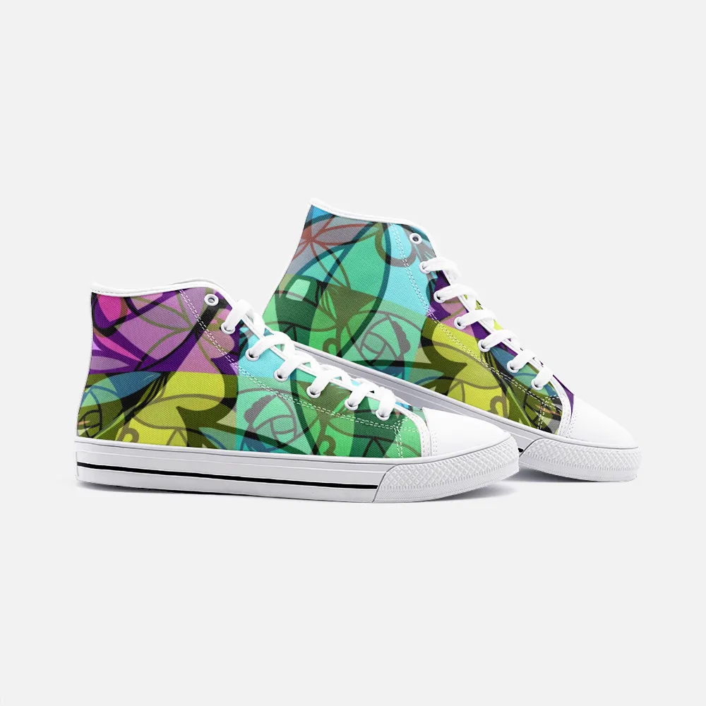Pinwheel Pyxus Psychedelic Canvas High-Tops