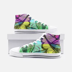 Pinwheel Pyxus Psychedelic Canvas High-Tops