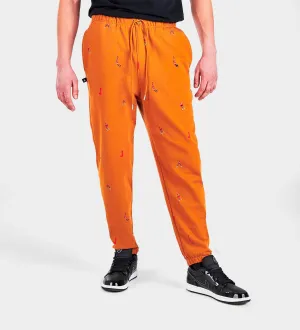 Printed Fleece Jogger Pants