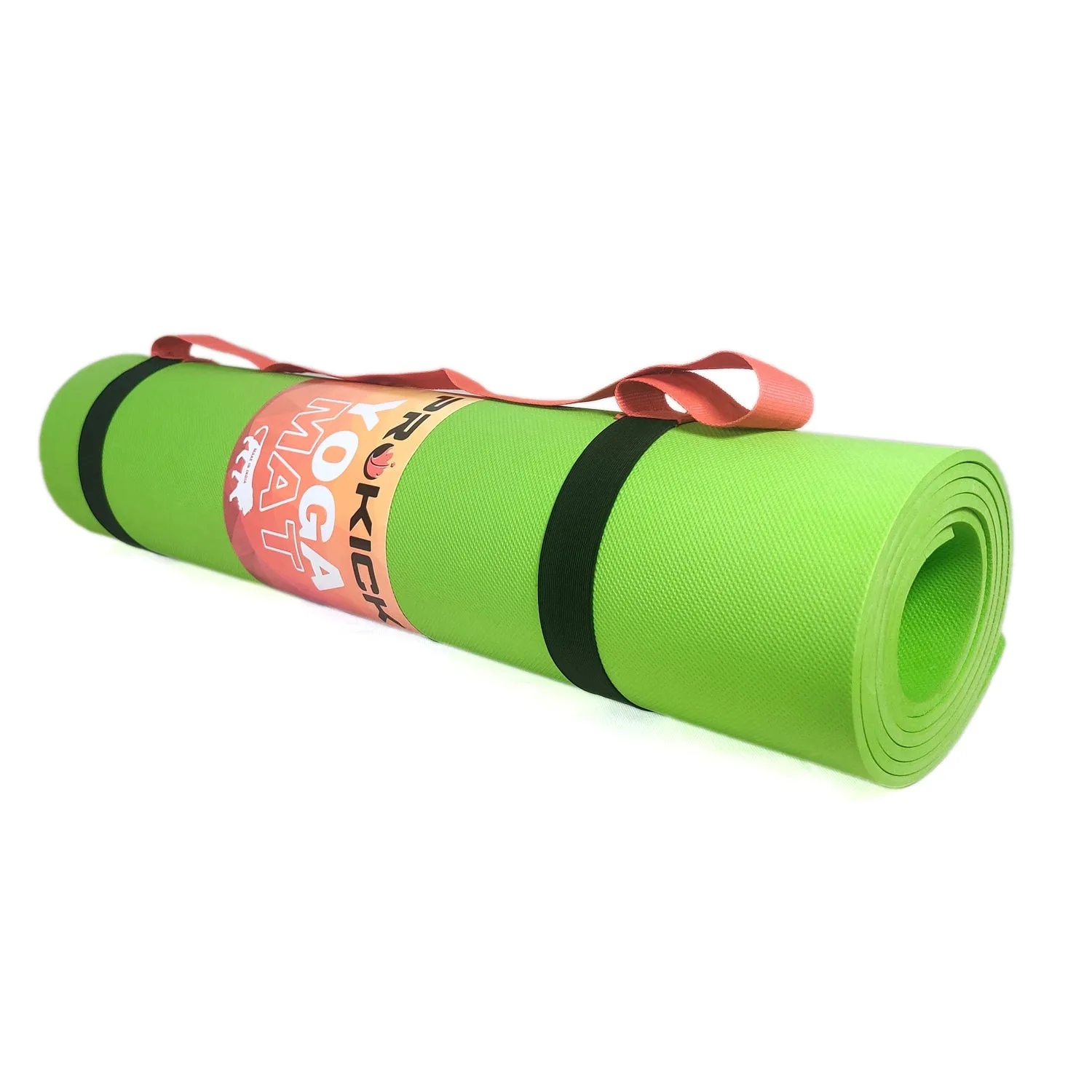 Prokick Anti Skid EVA Yoga mat with Strap, 6MM