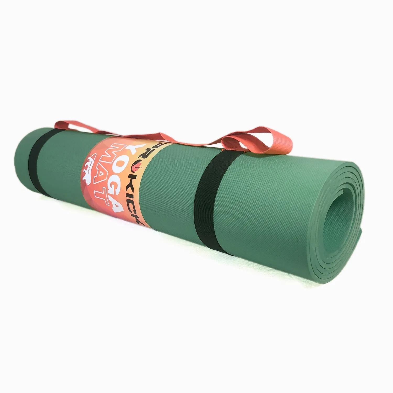 Prokick Anti Skid EVA Yoga mat with Strap, 8MM
