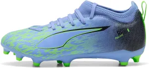 Puma Ultra 5 Match Chasing The Dream Youth FG/AG Soccer Shoes - Inspired by Christian Pulisic - Acceleration, Traction, Stability (Elektro Purple/Green Glare/Black, US Footwear Size System, Little Kid, Numeric, Medium, 2.5)