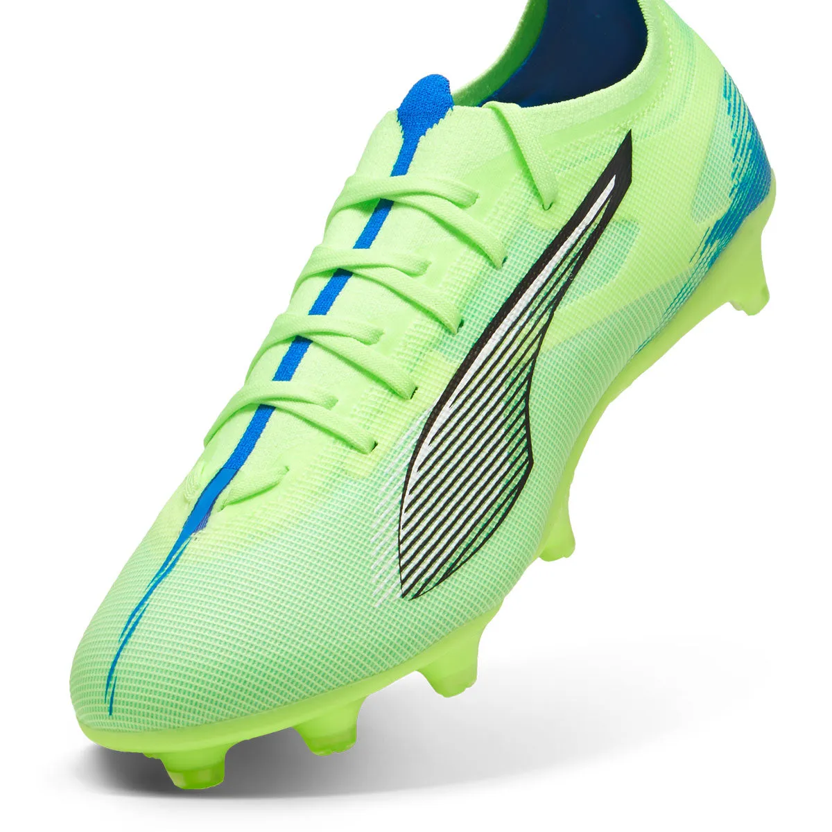 Puma Ultra 5 Match FG/AG Football Boots - Adult - Fizzy Apple/White/Blue