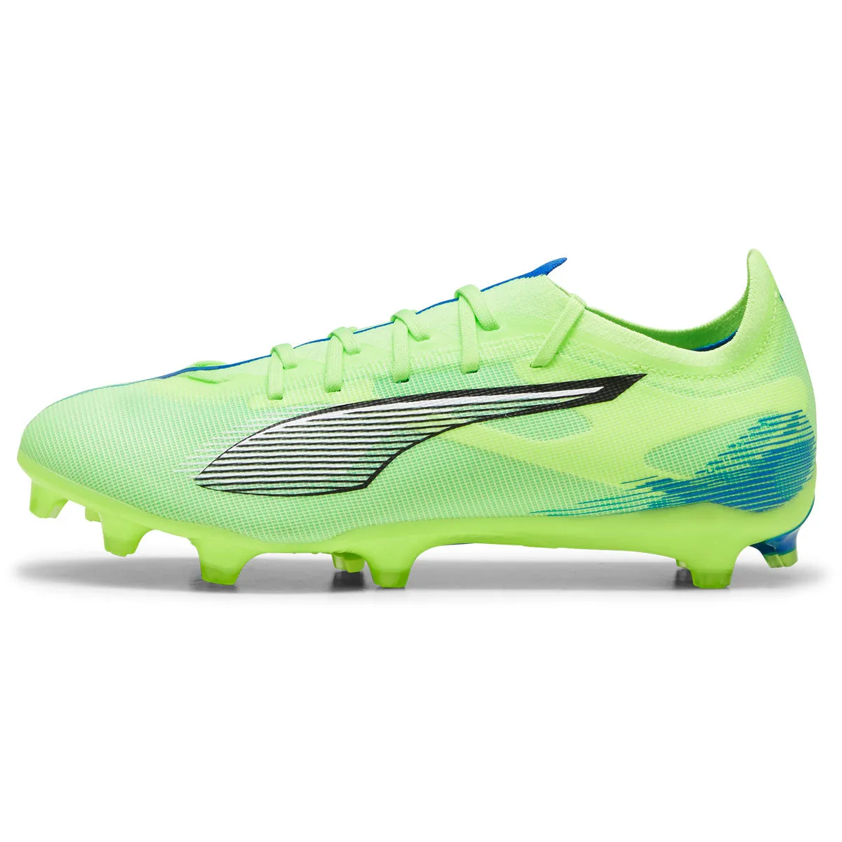 Puma Ultra 5 Match FG/AG Football Boots - Adult - Fizzy Apple/White/Blue