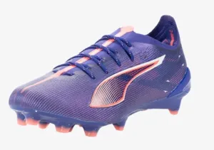 Puma Ultra 5 Ultimate FG/AG Firm Ground Soccer Cleat - Lapis Lazuli/White/Sunset Glow