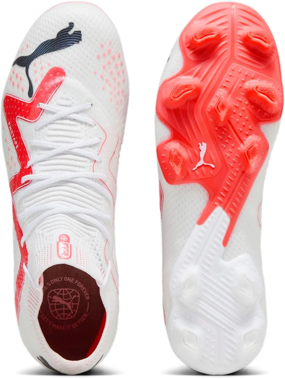 PUMA Womens Future Ultimate Firm Ground/Ag Soccer Cleats Cleated, Firm Ground - White