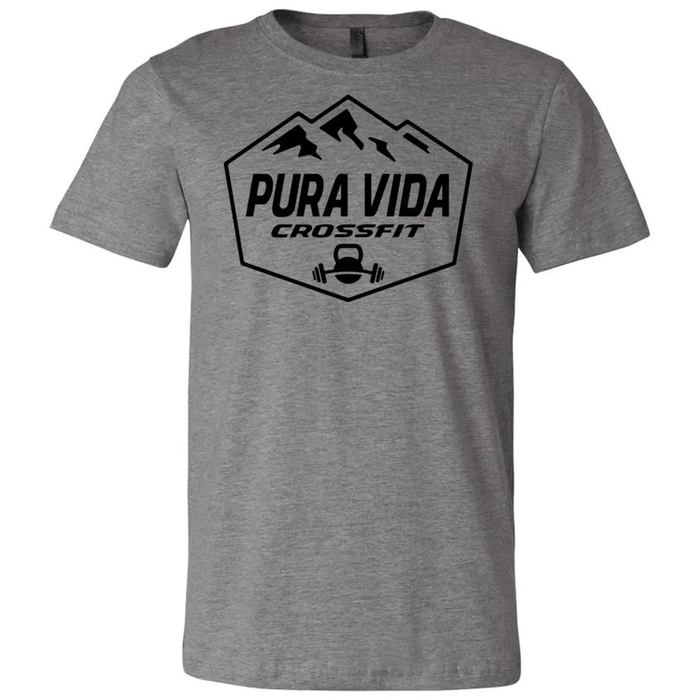 Pura Vida CrossFit - 100 - One Color - Men's T-Shirt
