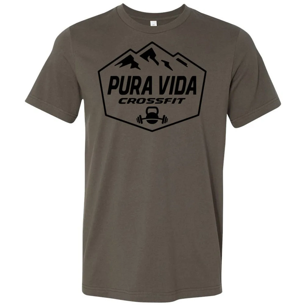 Pura Vida CrossFit - 100 - One Color - Men's T-Shirt