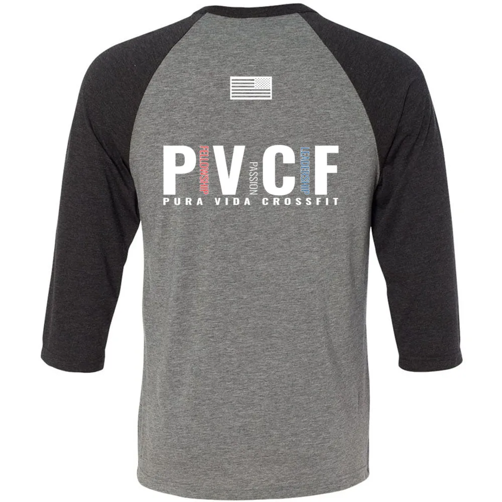 Pura Vida CrossFit - 202 - Stag - Men's Baseball T-Shirt