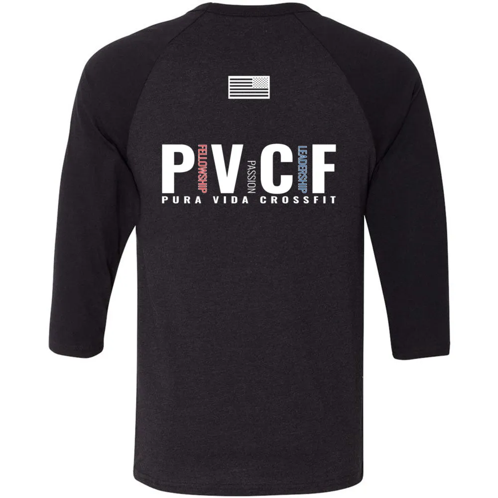 Pura Vida CrossFit - 202 - Stag - Men's Baseball T-Shirt