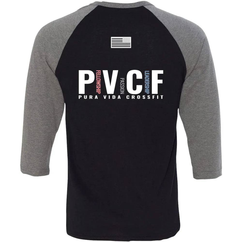Pura Vida CrossFit - 202 - Stag - Men's Baseball T-Shirt