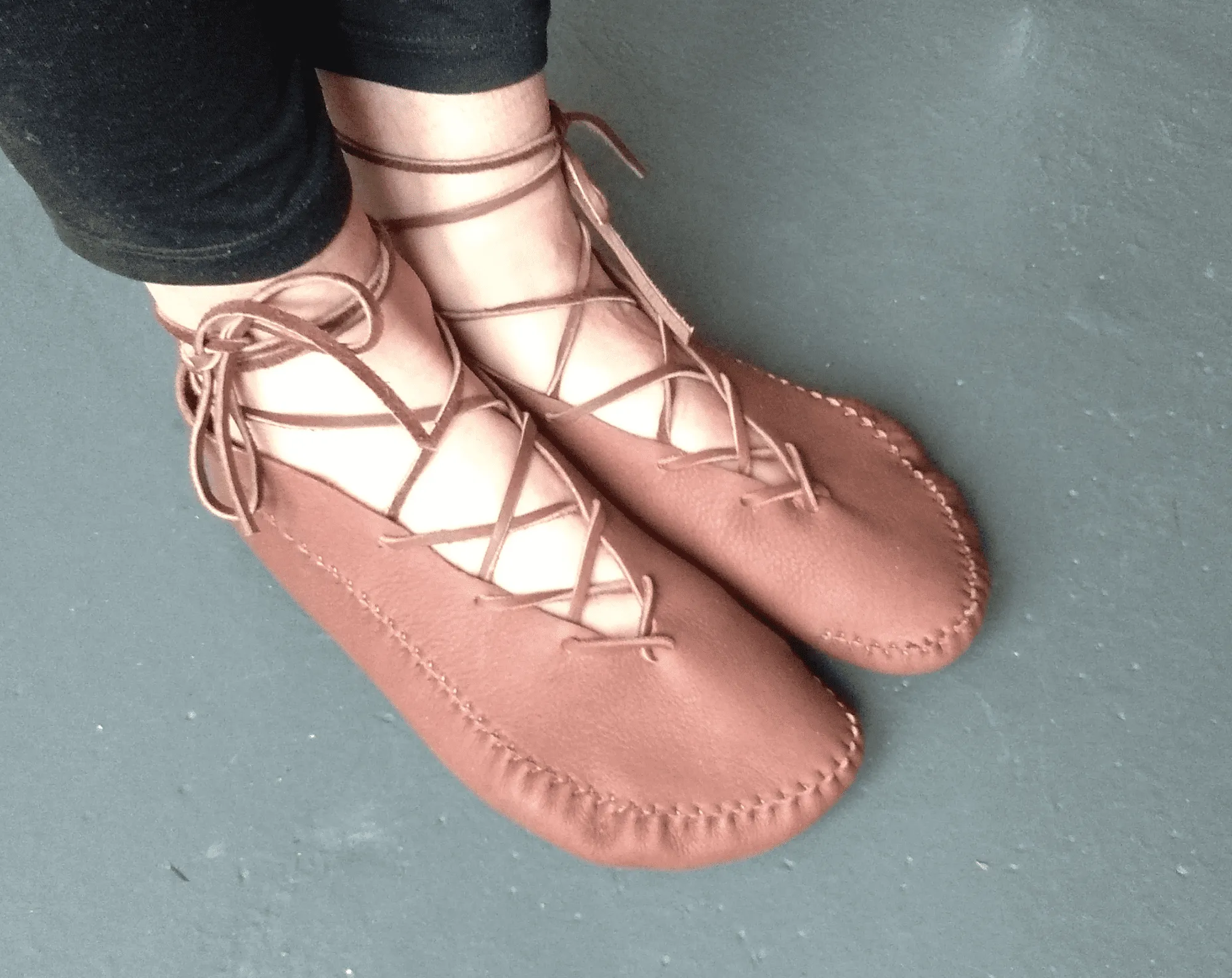 "The Summer" Moccasins / Custom-Made Barefoot Shoes