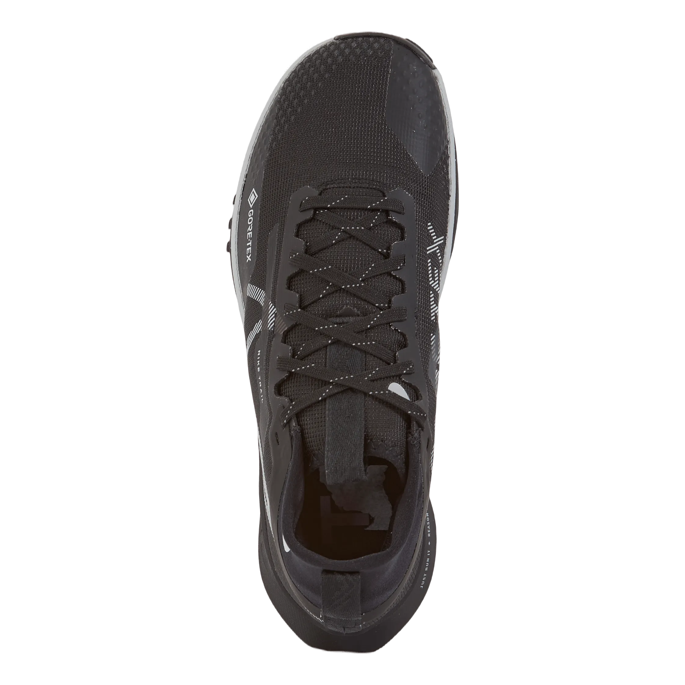 React Pegasus Trail 4 GORE-TEX Men's Waterproof Trail Running Shoes BLACK/WOLF GREY-REFLECT SILVER