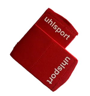 RED UHLSPORT SHIN GUARD STAYS