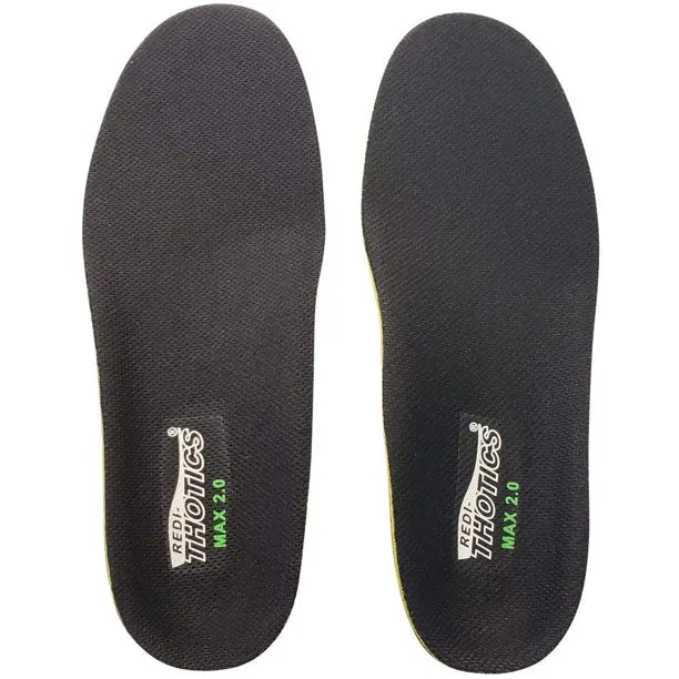 Redi-Thotics Max Orthotic Insoles for Plantar Fasciitis - Support for Tired, Aching Arches and Feet