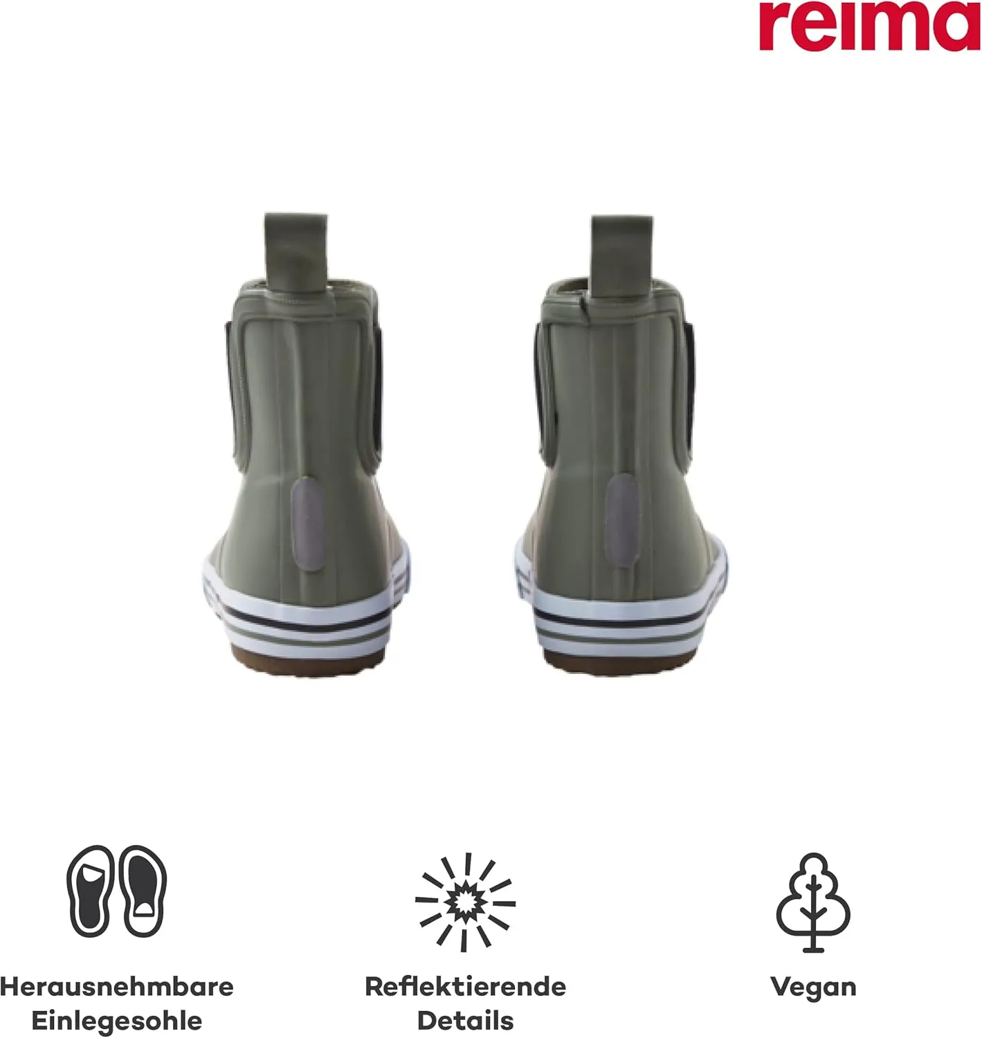Reima Ankles Waterproof Low Cut Rain Boots Outdoor Rubber Boot for Kids