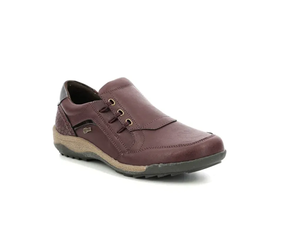Relife "Vilone" Dark red slip on walking shoe