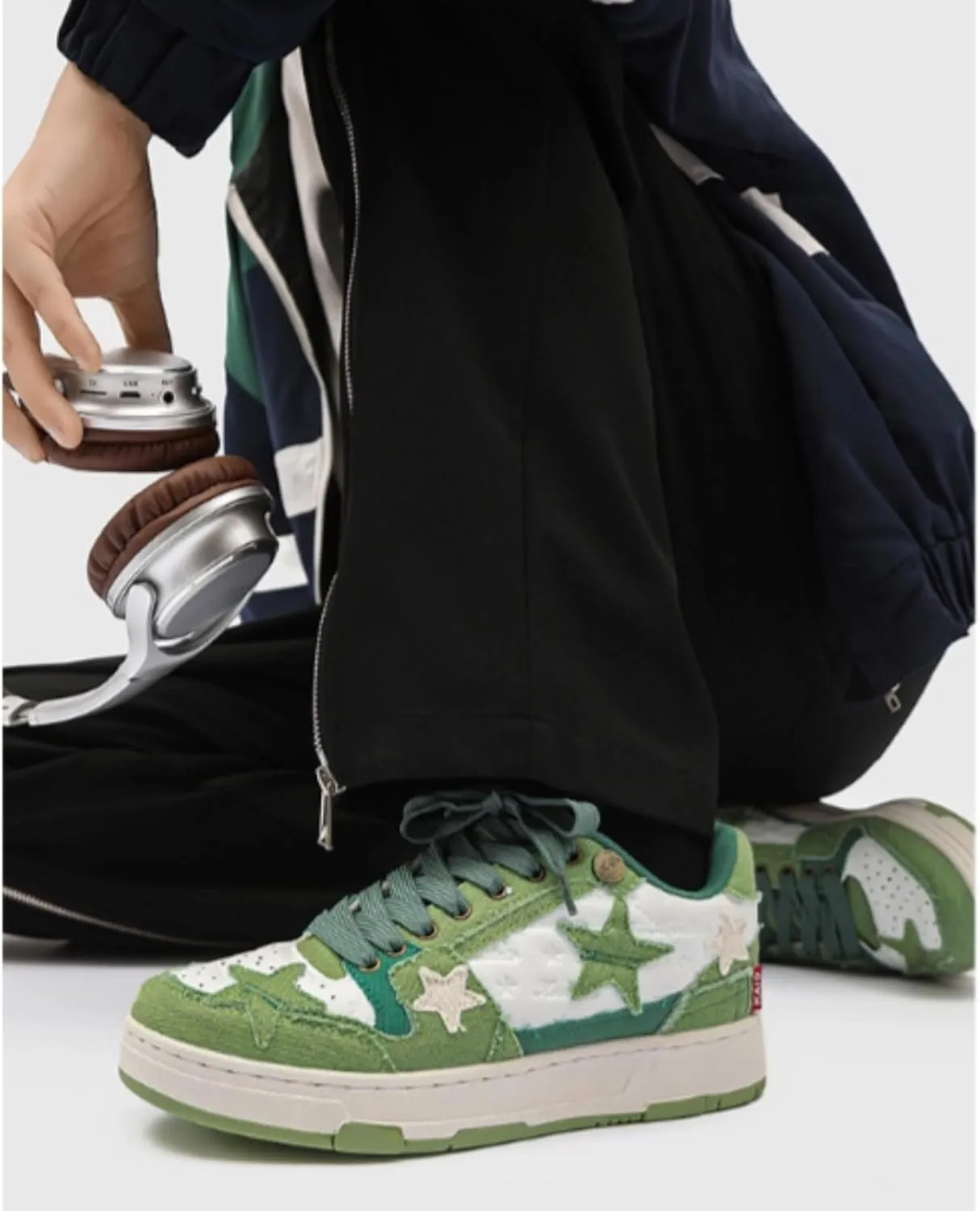 Retro Star Platform Shoes Vintage Chunky Sneakers for Women Men Trendy Casual Aesthetic Y2k Skate Shoes