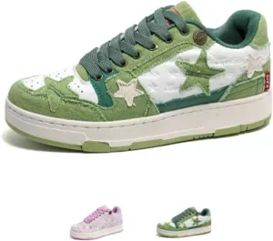 Retro Star Platform Shoes Vintage Chunky Sneakers for Women Men Trendy Casual Aesthetic Y2k Skate Shoes