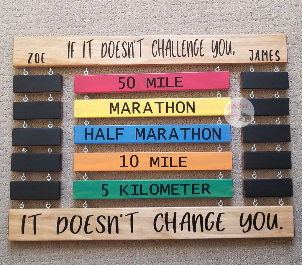 Running PR Time Display Running Personal Record ©
