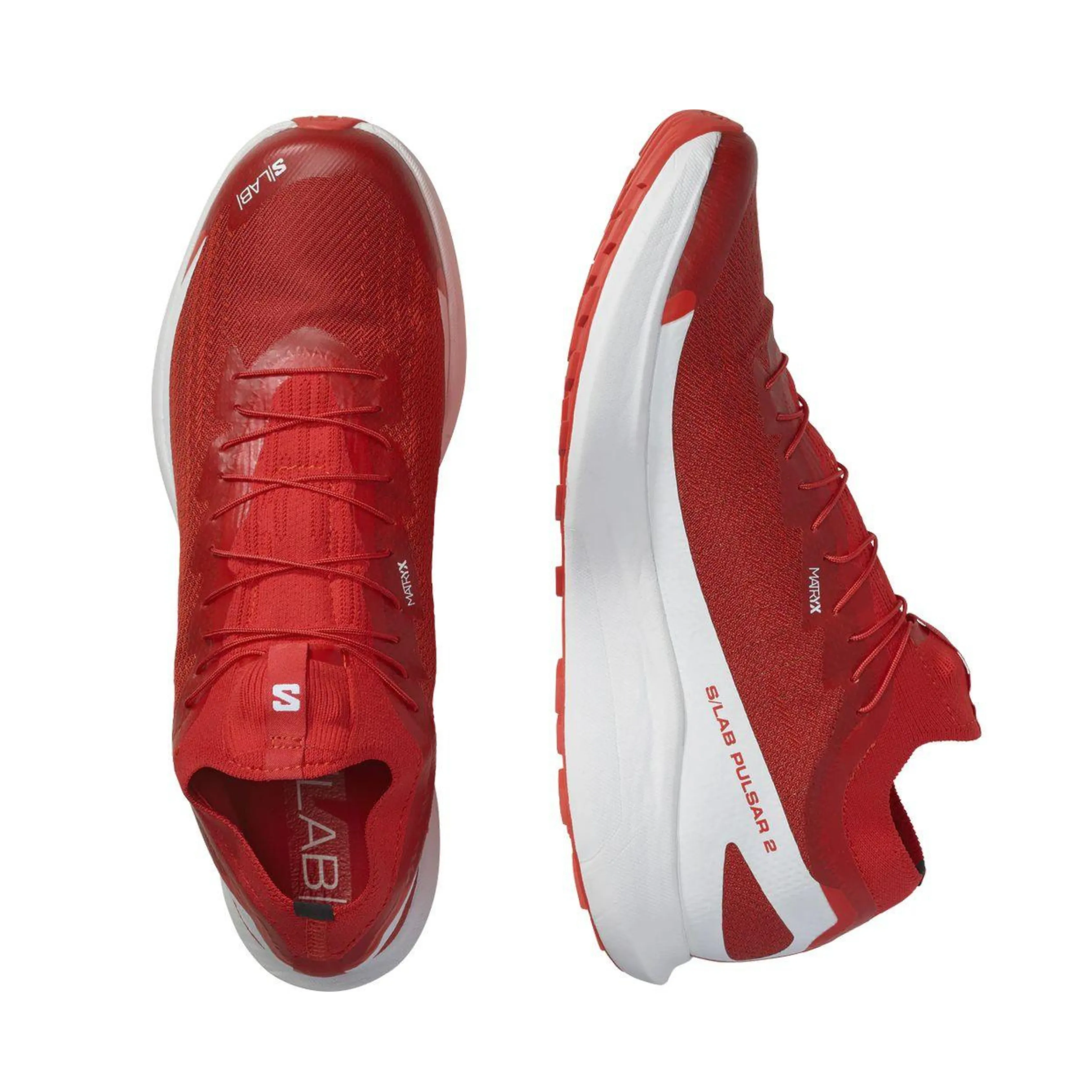Salomon Unisex's S/Lab Pulsar 2 Trail Running Shoes (Fiery Red/Fiery Red)