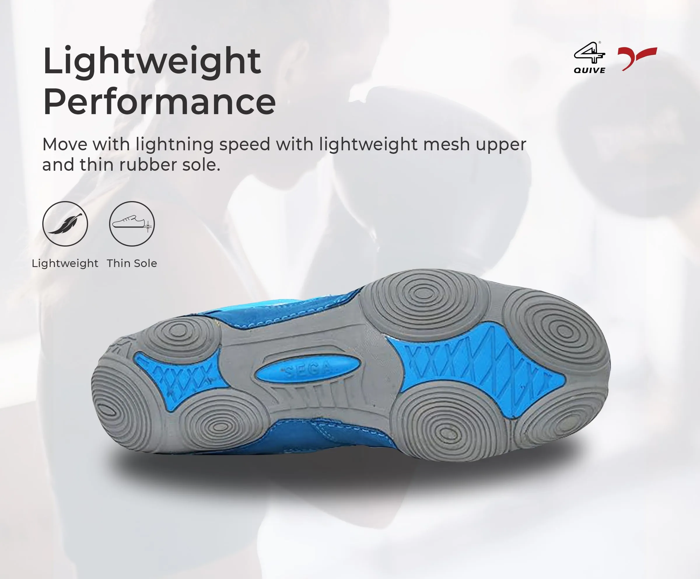 SEGA QUIVE RING High Top Pro Wrestling & Boxing Shoes