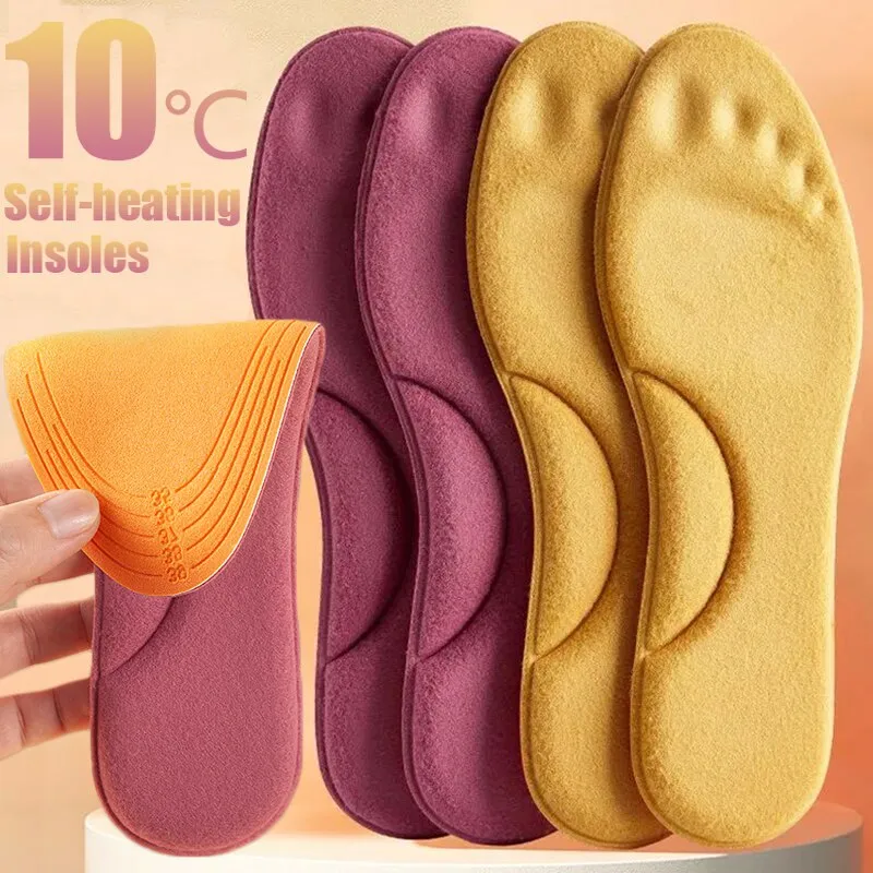 Self-Heated Memory Foam Thermal Insoles For Winter (4pcs)