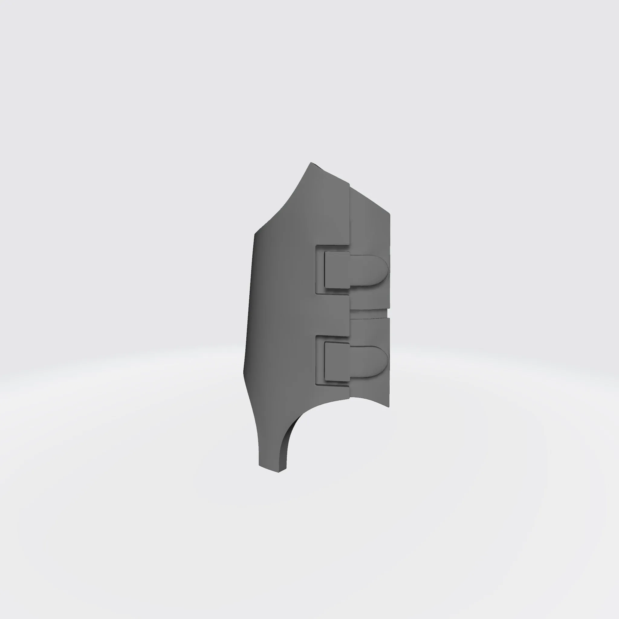Shin Guard Plain with Clamps Compatible with McFarlane Toys Space Marines