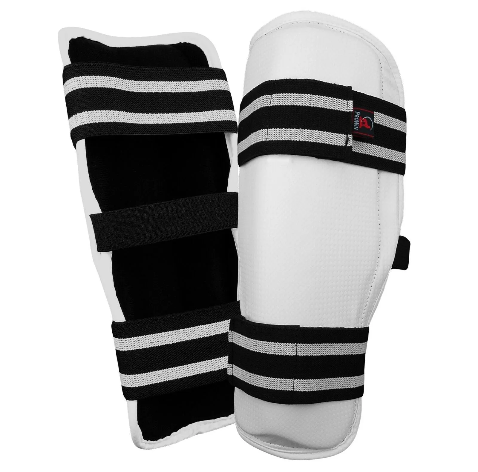 Shin Guard, Vinyl, White