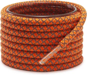 Shoemate Stylish Reflective Round Shoelaces for Sneakers, Athletic Shoes and Running Shoes