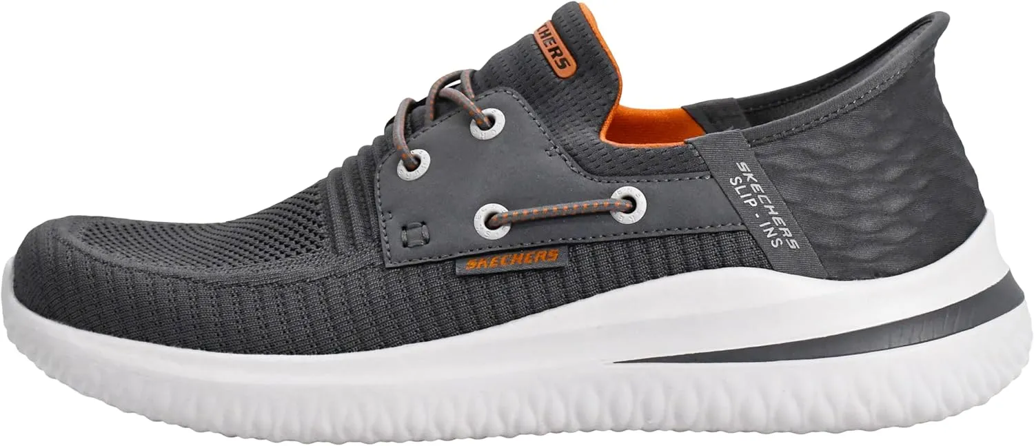 Skechers Men's Delson 3.0-Roth 210606 Low Profile Bungee Lace Slip-Ins