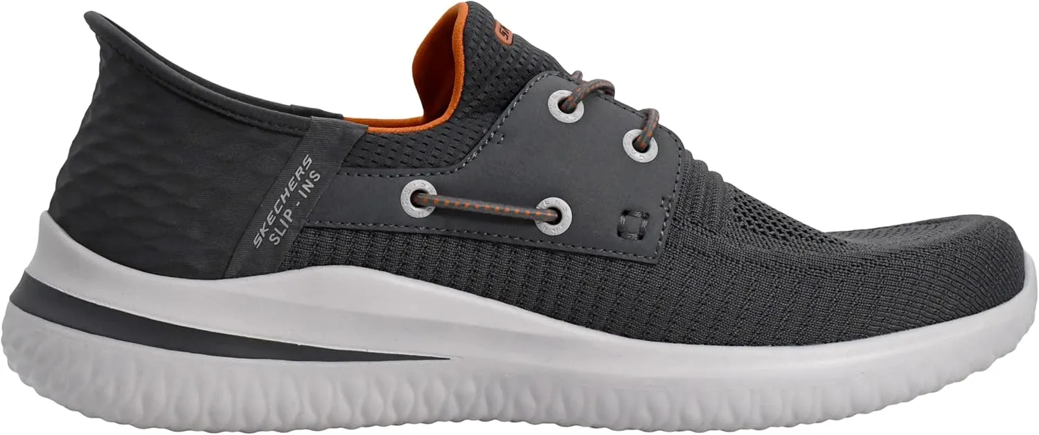 Skechers Men's Delson 3.0-Roth 210606 Low Profile Bungee Lace Slip-Ins