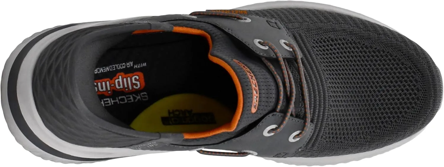 Skechers Men's Delson 3.0-Roth 210606 Low Profile Bungee Lace Slip-Ins