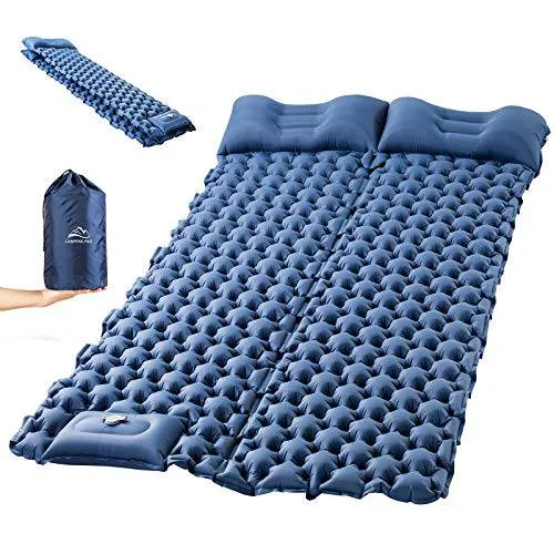 Sleeping Pad for Camping,Inflatable Camping Pad with Foot Press for Single