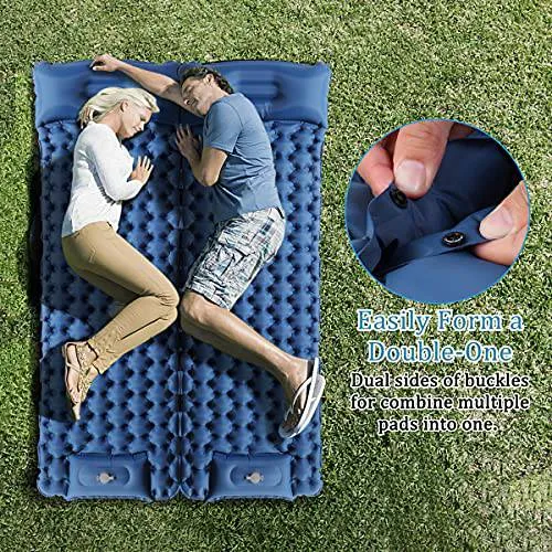 Sleeping Pad for Camping,Inflatable Camping Pad with Foot Press for Single