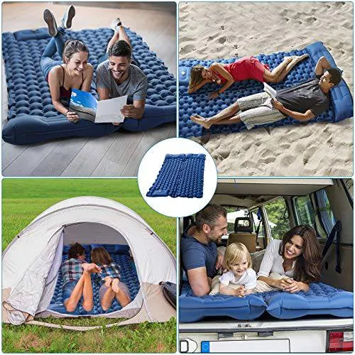 Sleeping Pad for Camping,Inflatable Camping Pad with Foot Press for Single