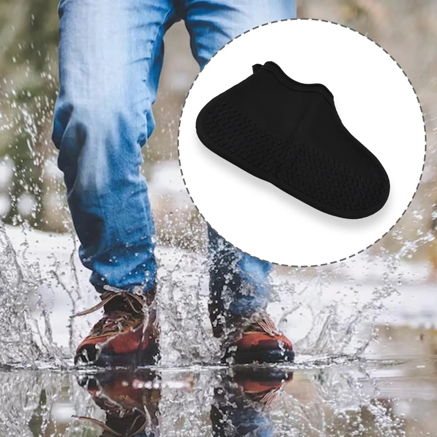 Small Size Silicone Rain Boots Cover (1 Pair)